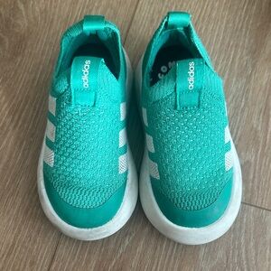 Adidas Kids' Green Slip-On Sneakers
